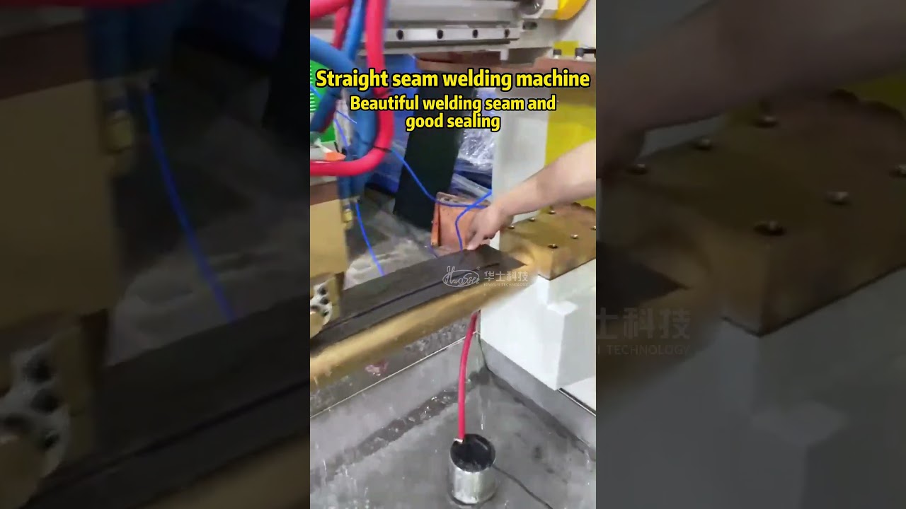 Straight seam welder,Beautiful welding seam and good sealing 