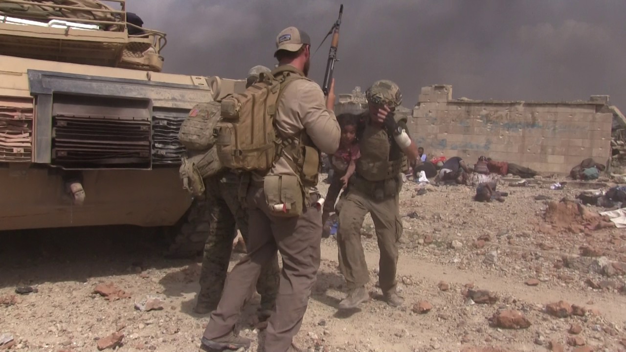 A rescue in West Mosul - A video from the Free Burma Rangers films David Eubank in a dramatic rescue of a little girl in West Mosul.
