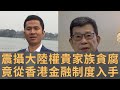 錢峰雷被當眾打傷　崩牙駒被通緝　都不及香港加強對來自大陸的政治涉險人物盡職調查來得有意思　從香港入手　對大陸的懲治貪腐　尤其是震攝權貴家族　也是一石多鳥之舉