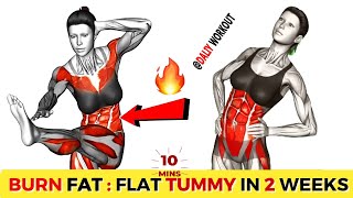 BEST ABS WORKOUT Lose Belly Fat | 10 Min Standing Exercises Burn Fat and Get Flat Tummy In 2 Weeks