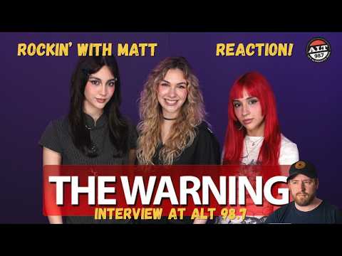 Reaction! Alt 98.7 Interview with The Warning