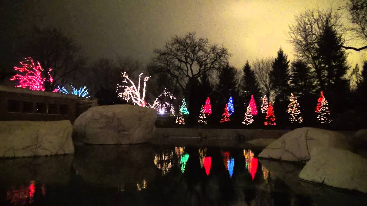 Christmas tree musical light show Chicago December 1, 2012 YouTube