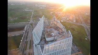 Construction de la tour Casa Finance City - Casablanca (Maroc) - Time-lapse