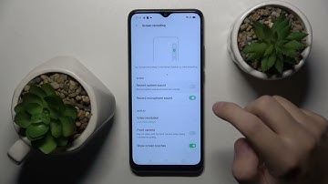 Oppo A15s - Change Screen Recording Sound Settings | Adjust Audio Settings for Recording