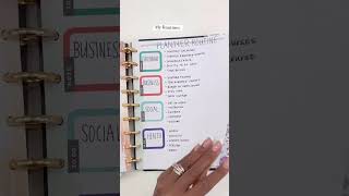 My Routines in my Notebook #organizedlife #routines