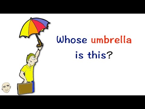 Whose Is This? | Easy English Conversation Practice | ESL/EFL