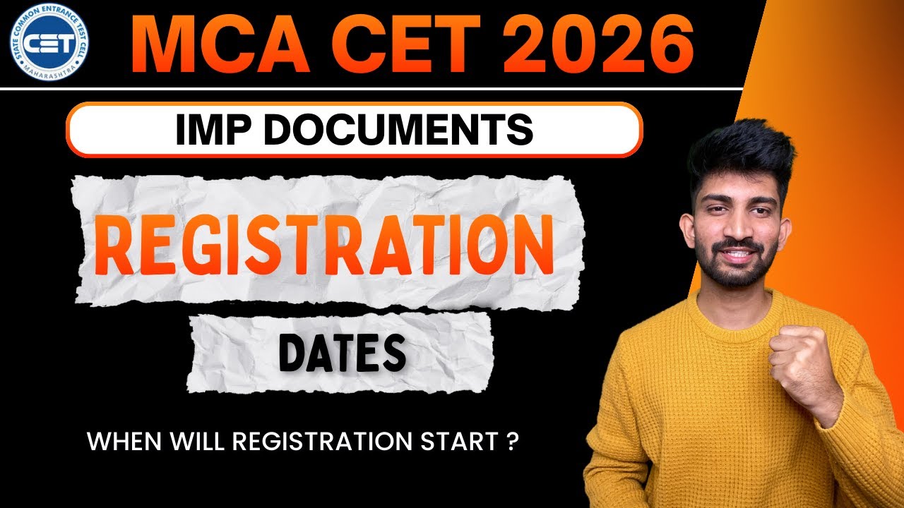 Mca Cet Registration Process Dates 2026 | Documents Required for MCA ...