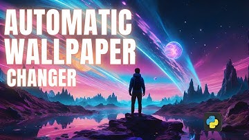 Set and change desktop wallpaper automatically every 30mins | Python script #automation #python