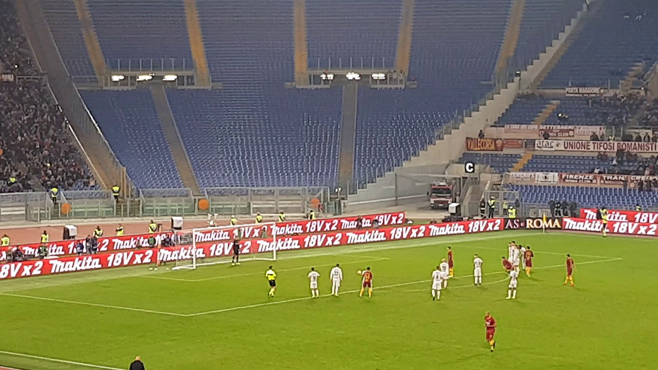 Roma - Inter - Rigore Kolarov - Tribuna Monte Mario - 02.12.18