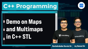 Demo on Maps and Multimaps in C++ STL | L:75 | C++ | RBR | Jay Bansal