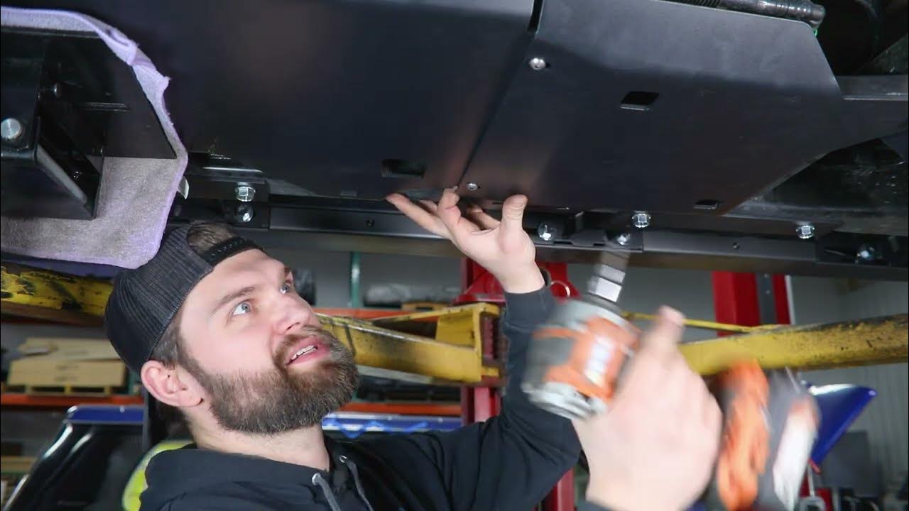Chevy Colorado Gas Tank Skid Install - YouTube