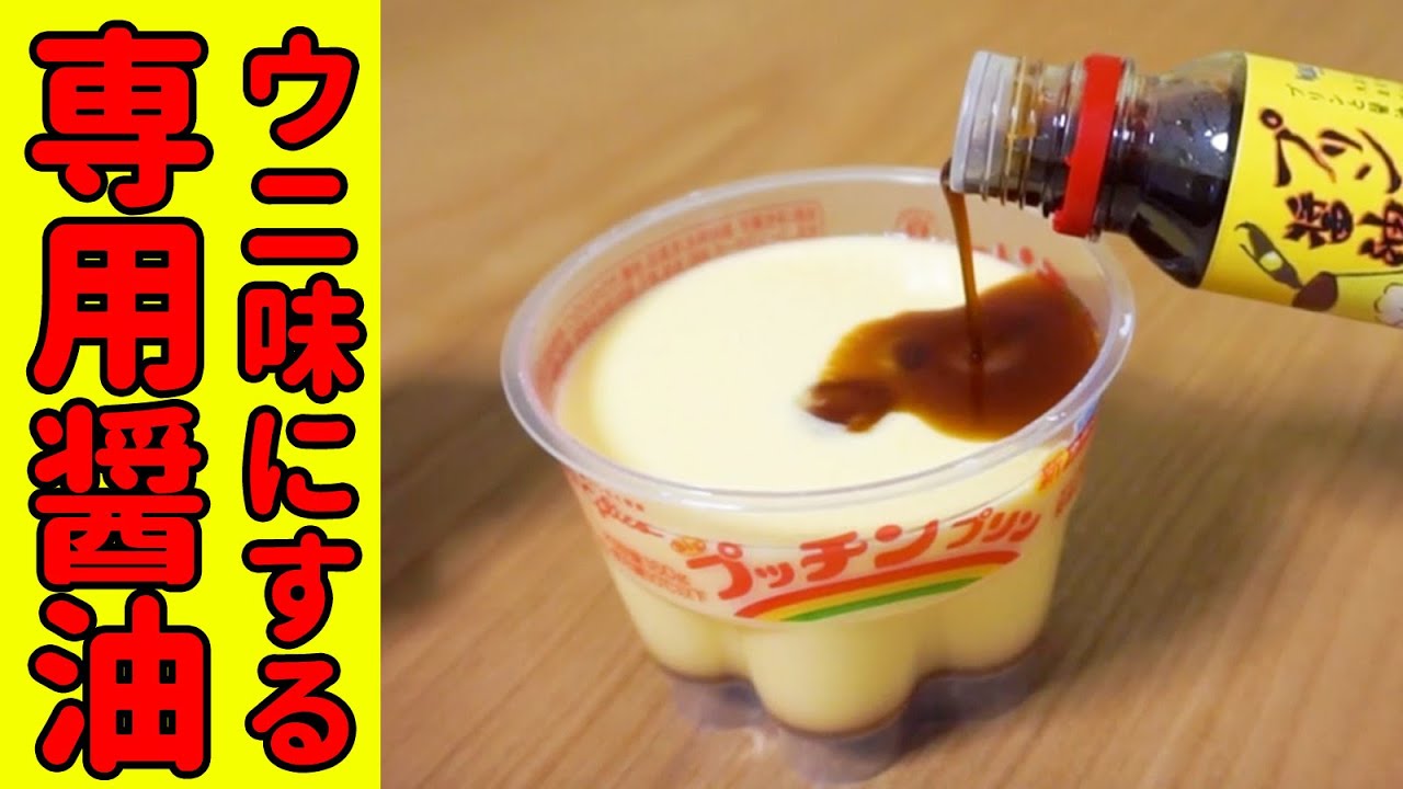検証 プリン専用醤油は本当にウニ味になるのか Youtube