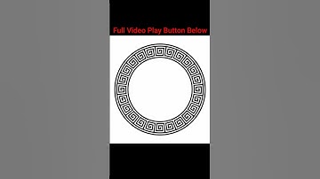 Modern Shape Border Design in Corel DRAW