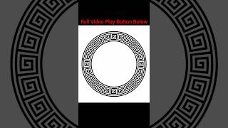 Modern Shape Border Design in Corel DRAW