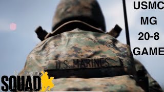 SQUAD USMC MG GAME| MOST EFFECTIVE MACHINEGUNNER