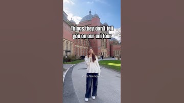 Things they don’t tell you on a #universityofbirmingham campus tour 🤔