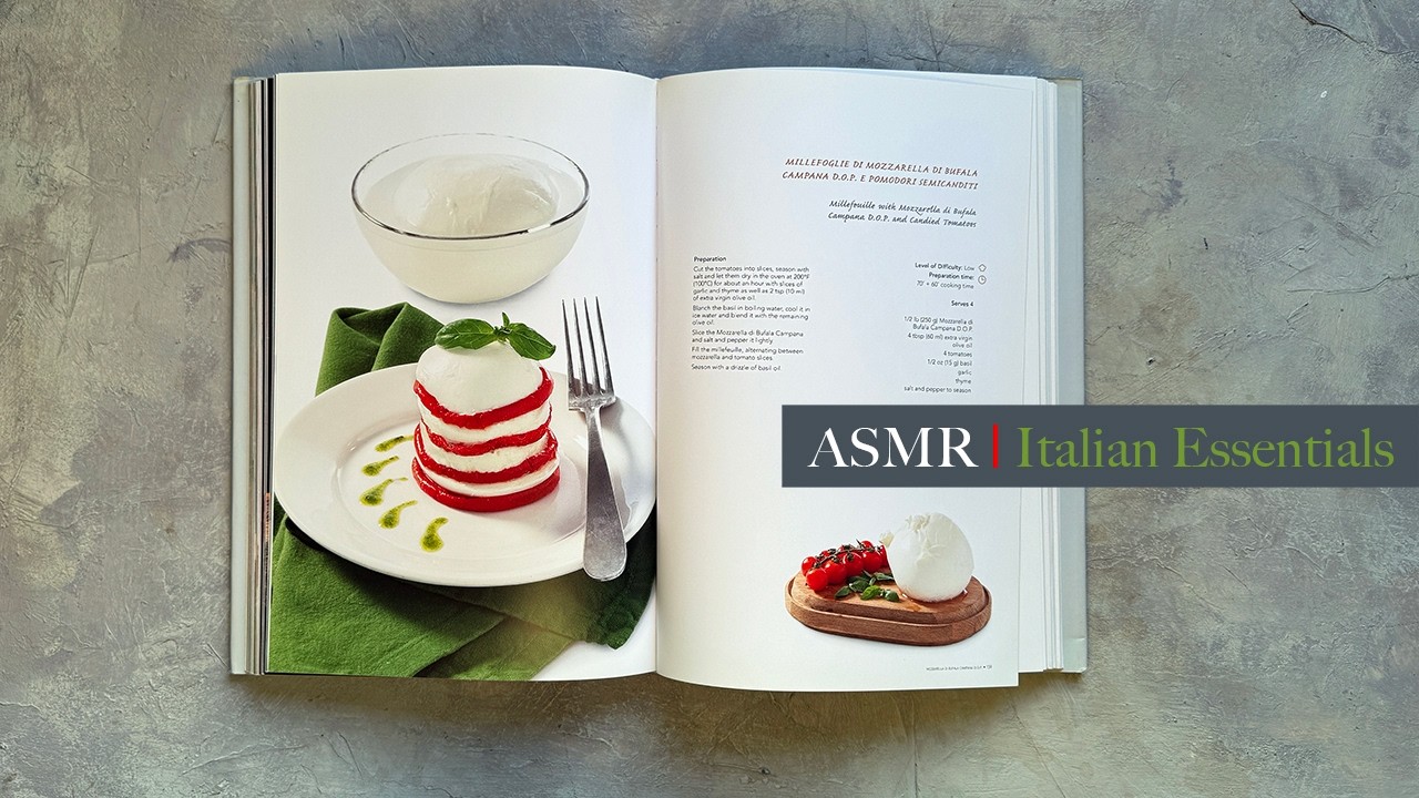 Italian Essentials 🍝 | A Quiet ASMR Flip Through of Italian Gastronomy