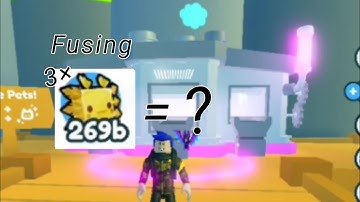 Fusing Three Golden Nature Axolotl/Pet Simulator X/Roblox