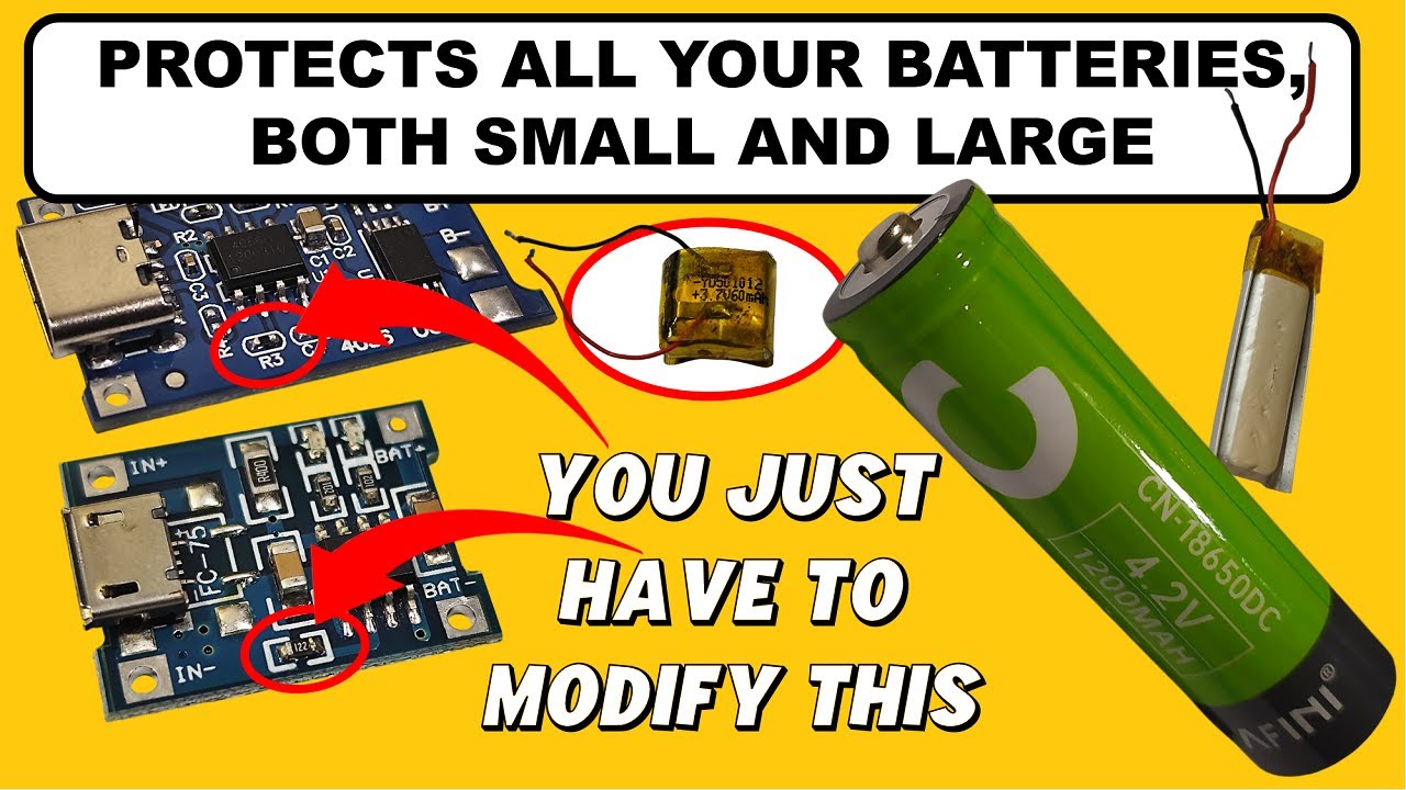 Как продлить срок службы аккумуляторов? и защитить аккумуляторы, как большие, так и маленькие.