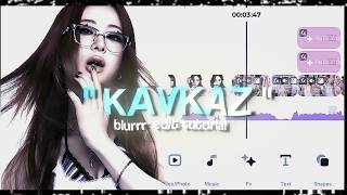 Famous '' KAVKAZ '' TikTok trend edit tutorial || blurrr app tutorial Wealth