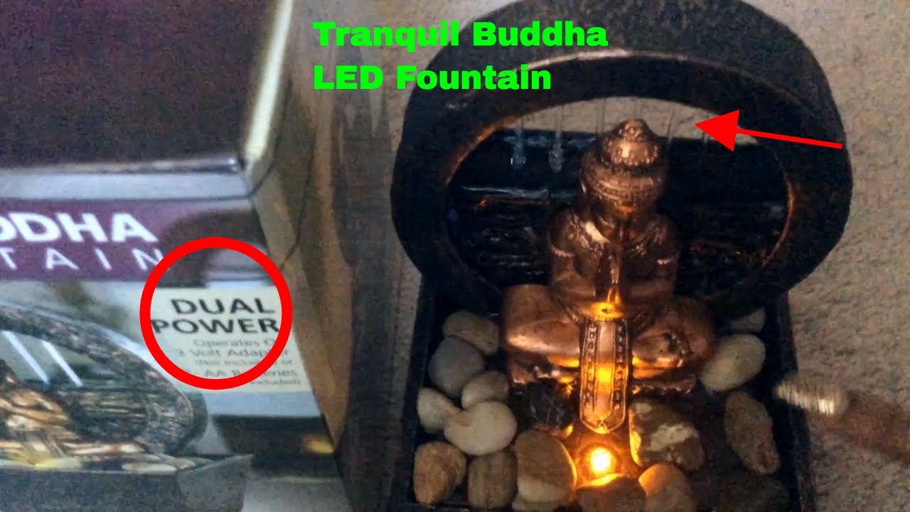 How To Use Tranquil Buddha LED Fountain Review YouTube