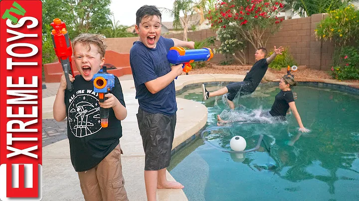 Sneak Attack Squad has Fun Home Alone Nerf Action!
