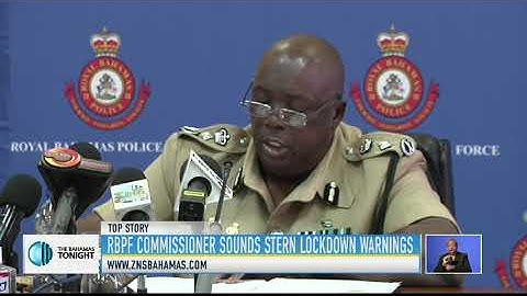 RBPF COMMISSIONER SOUNDS STERN LOCKDOWN WARNINGS