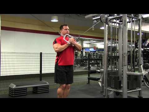 Cable Crossover Reverse Tricep Extension