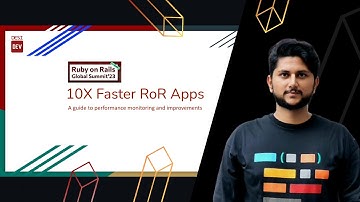 Building 10X faster RoR Applications | Intro | Global Ruby on Rails Summit 2023 | Geekle.us