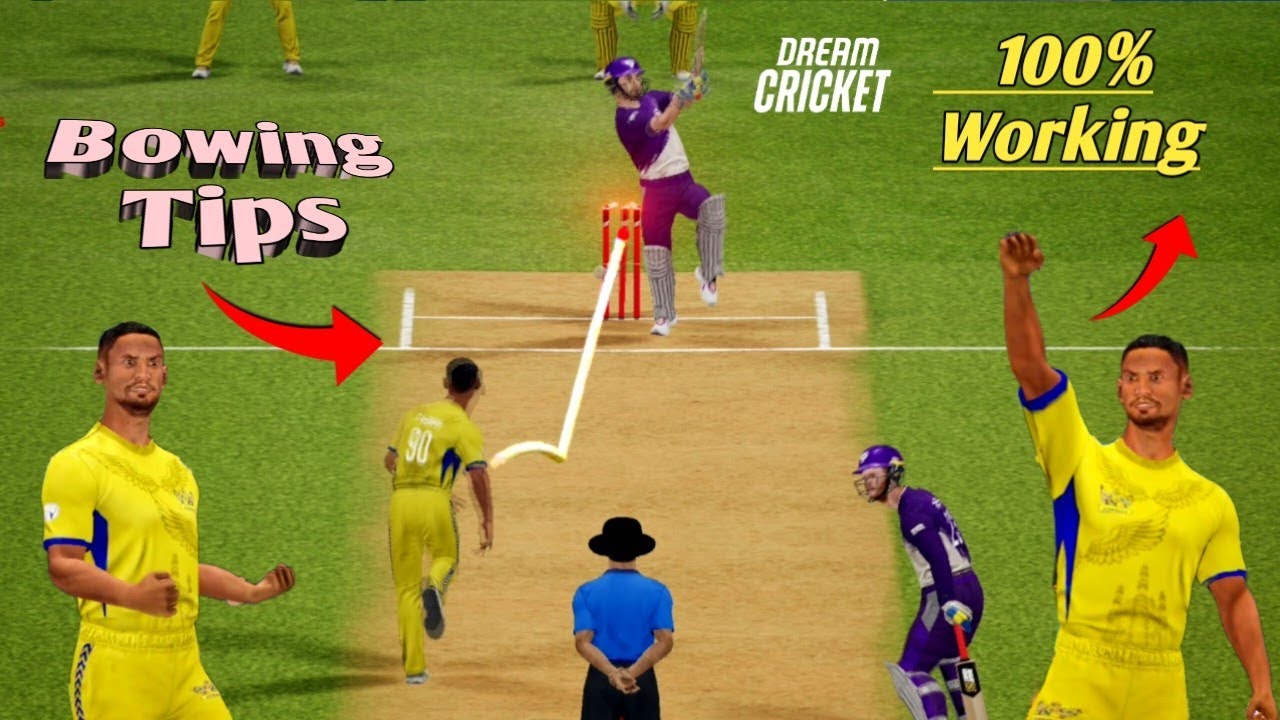 Dream Cricket 25 best bowling tips | DC25 medium fast bowling tips 100% working🔥