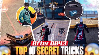 After OB43 Update 😱 Top 10 Secret Tricks || You Don't Know About This | Free Fire