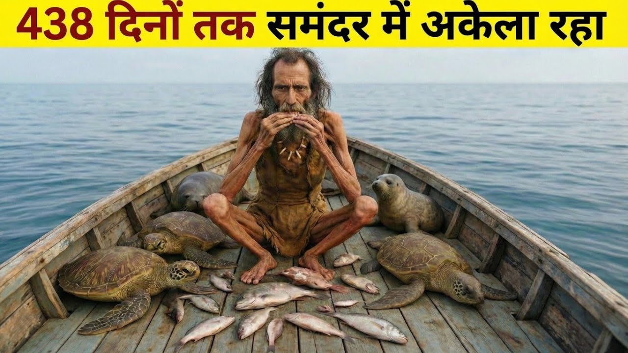 438 दिन खुले समंदर में अकेला इंसान 🌊 | A True Survival Story