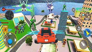 Army Bus Robot transport - Bus,plane,Robot Car Game #3 Android Game Play