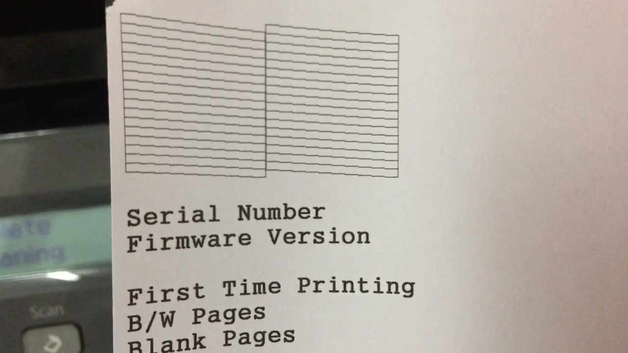 Epson M200 How to print nozzle check and clean printer head clogged on