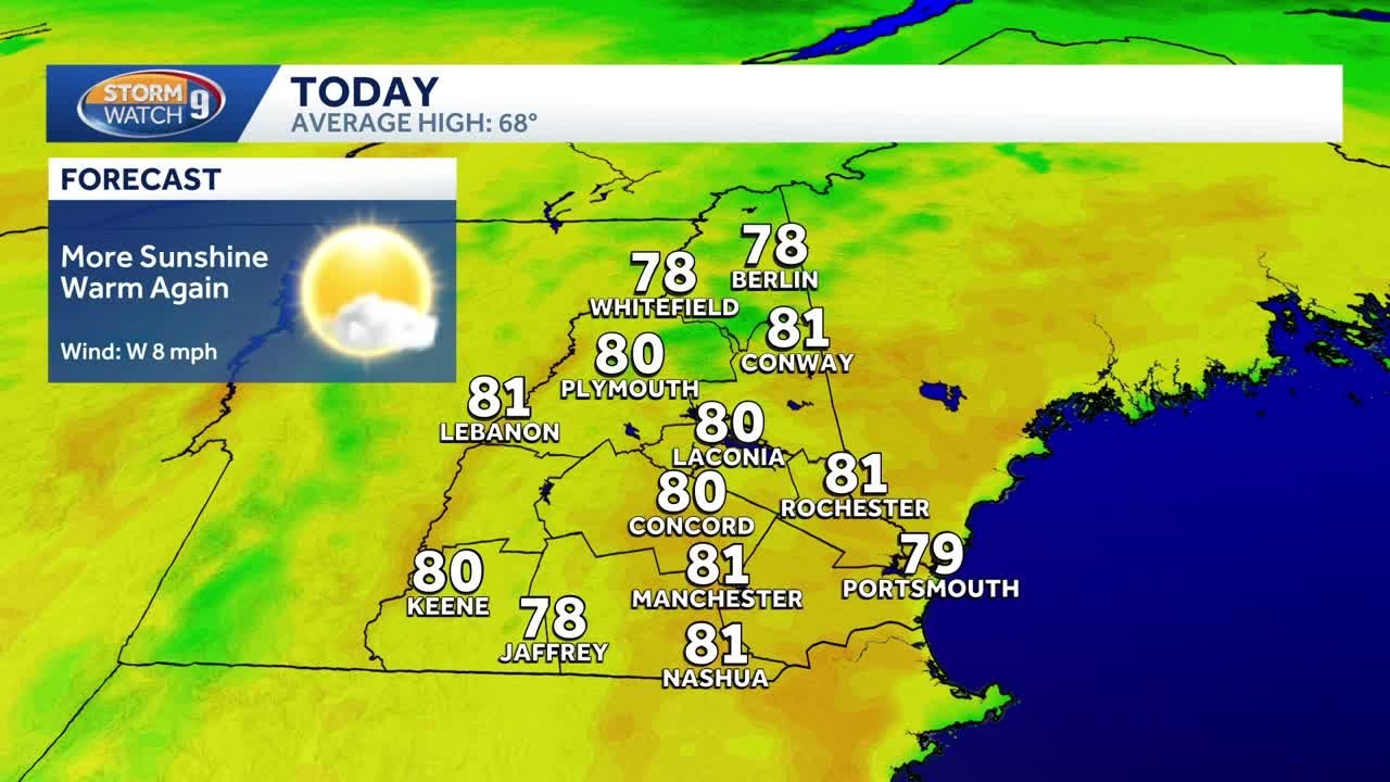 Video: Highs in the 80s for some with no rain expected - YouTube