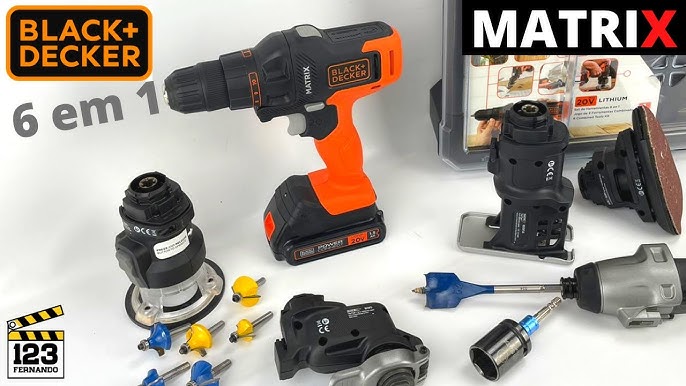 Black & Decker BDCDMT1206KITC Matrix 6 Tool Combo Kit with BDCMTTS