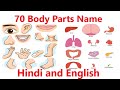 Human Body Parts Name with Pictures in Hindi and English |शरीर के अंगों के नाम हिंदी और अंग्रेजी में