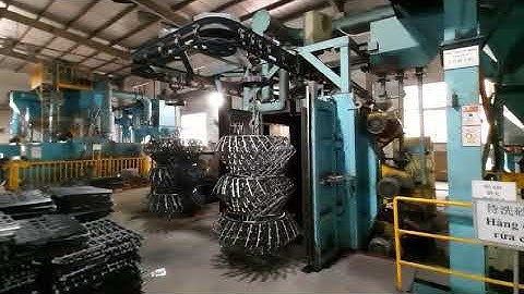 Pass Through Monorail Shot Blasting Machine