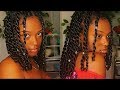 CUTE PROTECTIVE STYLE FOR NATURAL HAIR | MINI TWISTS
