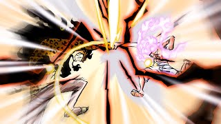 LUFFY GEAR 5 VS AWAKENED LUCCI | FAN ANIMATION | ONE PIECE 1069