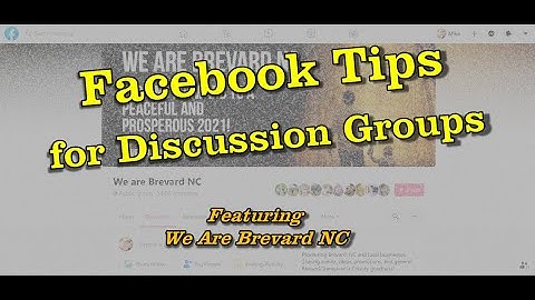 Facebook Tips for Discussion Groups