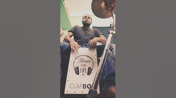 cajon rhythm🔥 cajon lover #shorts @clapbox.experience
