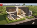 Luxury modern house in Minecraft - Builder's tutorial