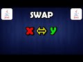 Πως να κάνεις Swap 2 Μεταβλητές !
