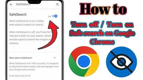 How to Turn on Safe Search in Google Chrome (Android) Turn off Safe Search (2025)