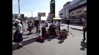 Уличные музыканты. Настоящие индейцы! Санкт-Петербург
