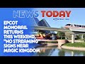 EPCOT Monorail Returns This Weekend, "No Streaming" Signs Near Magic Kingdom - NewsToday 7/14