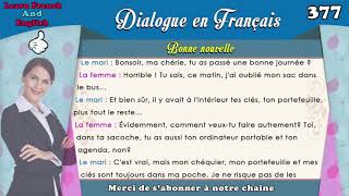 5 dialogues en français (376 - 380)