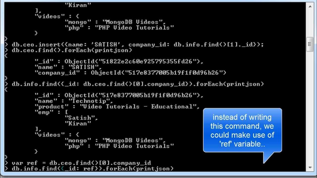 Primary Key and Foreign Key Concept in MongoDB - YouTube