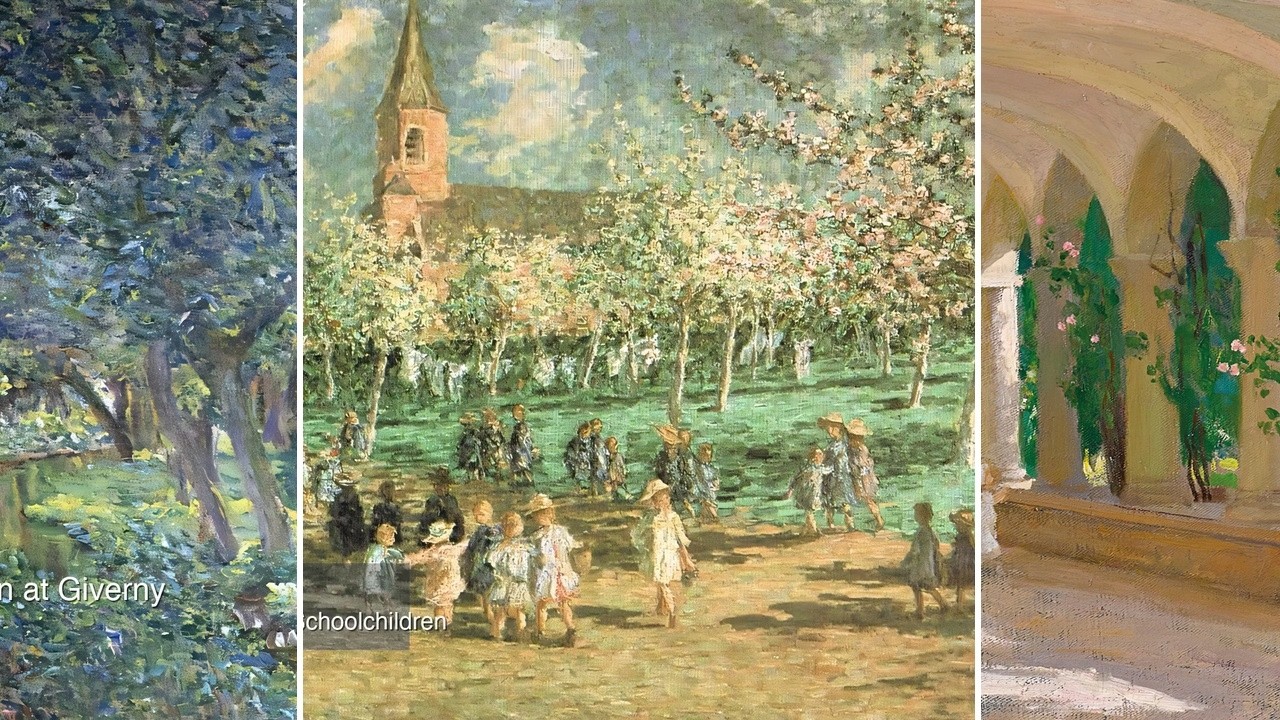 Impressionist Art TV — Silent Art Gallery · August 14 Morning | Flowering Orchard and… & others